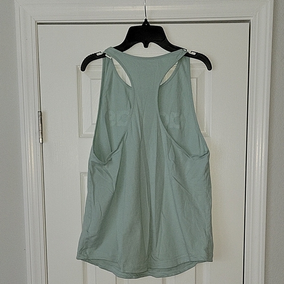 Adidas Women's Mint Green Racer Back Tank Top - Picture 3 of 5